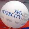 Ballon publicitaire à hélium sphérique SPG Intercity
