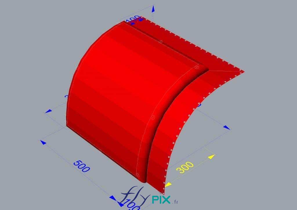 Abri tente gonflable structure gonflable SHEDS toiture 4