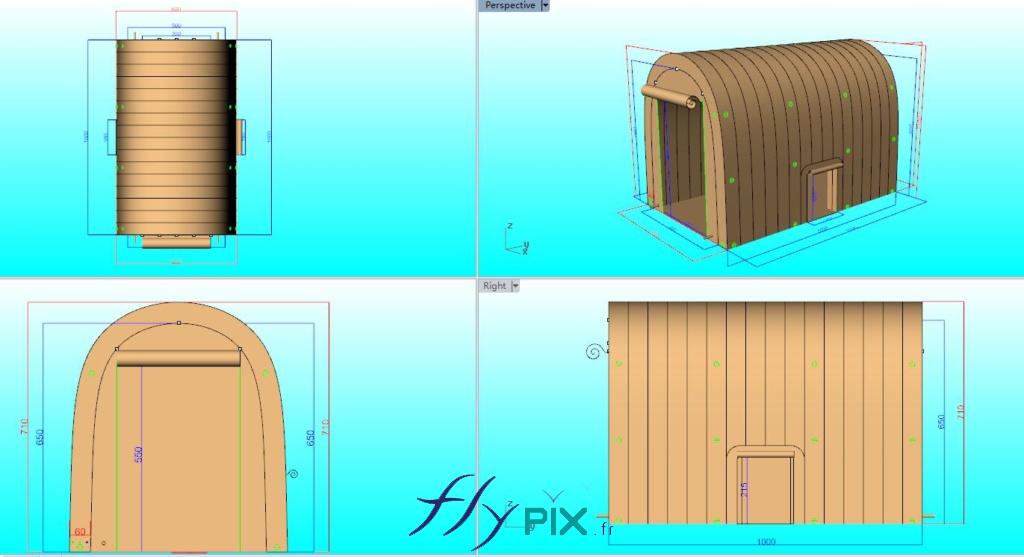 FLYPIX Tente Gonflable Chantier Air Captif BAT Modelisation 3D THALES 2