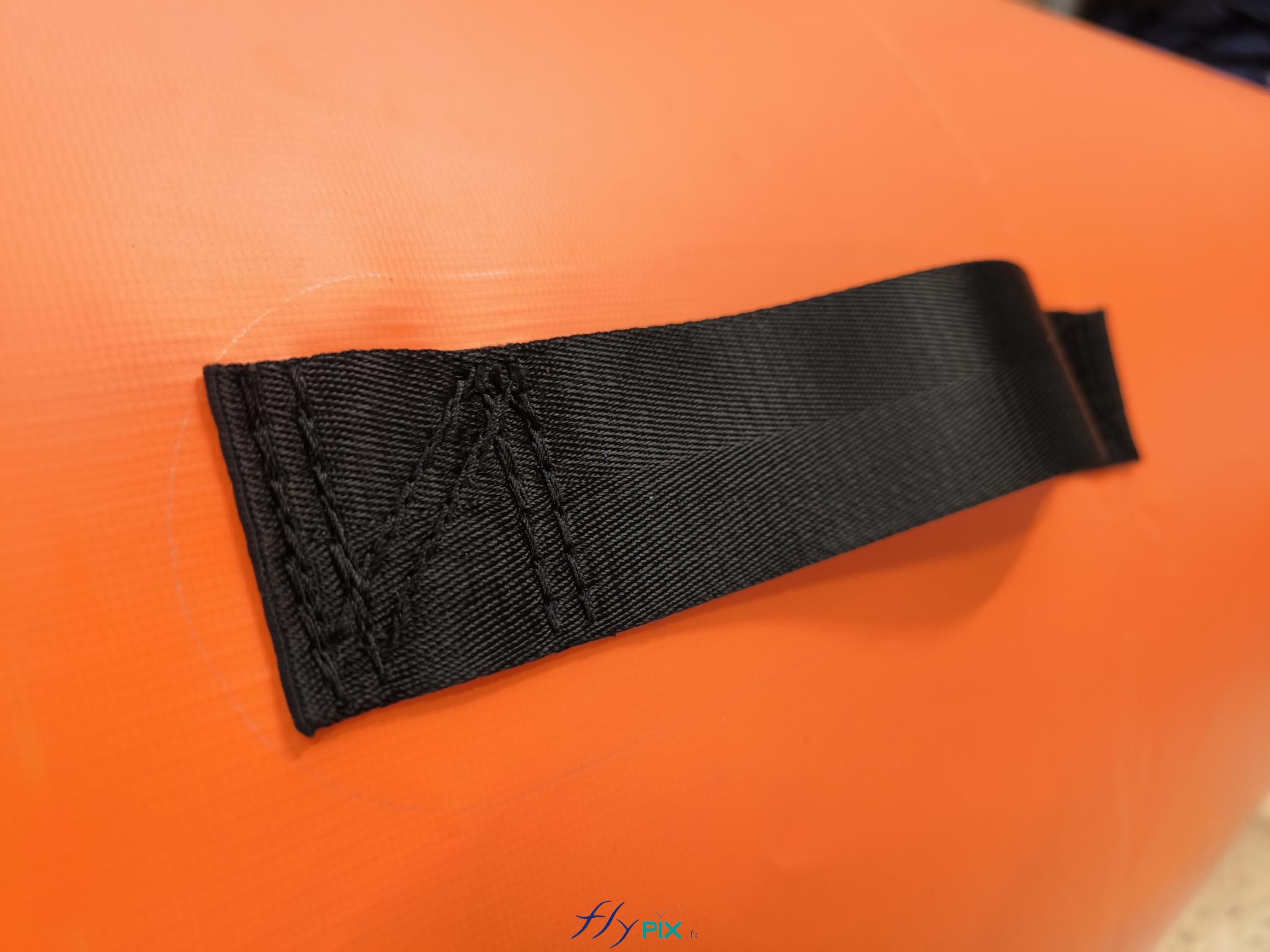 FLYPIX anse poignee manutention boudin gonflable enveloppe PVC 045 mm simple peau ventile turbine permanence chantier SNCF