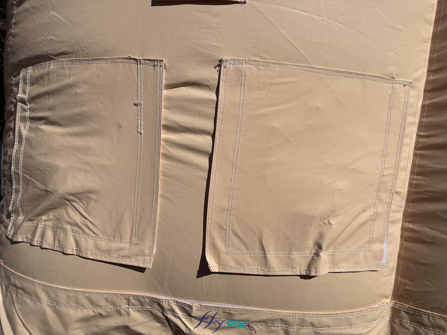 FLYPIX manchon a air pour controle climat climatisation chauffage filtration air hangar gonflable militaire ventile par turbine en permanence 12