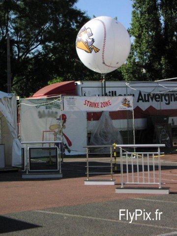 Ballon publicitaire sphérique