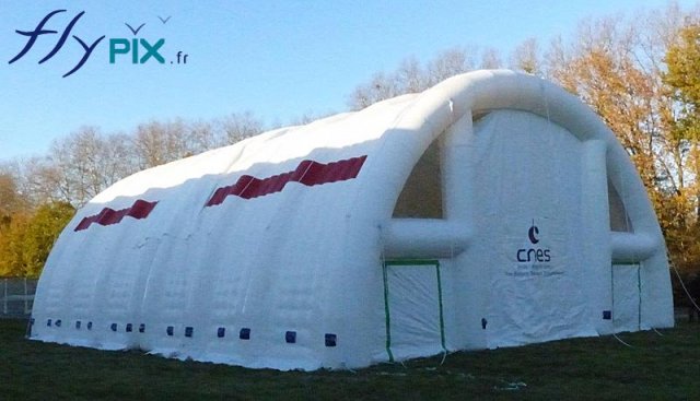 Hangar gonflable protection environnementale industrielle