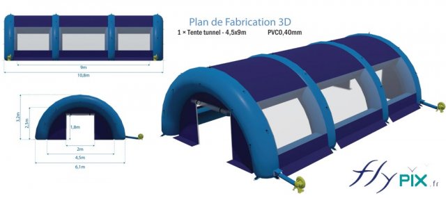 tente-gonflable-tunnel-45x9m-pvc040mm-abris-tente-hangar-gonflable-piscine