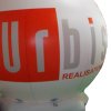 Ballon publicitaire avec logo imprimé en couleur